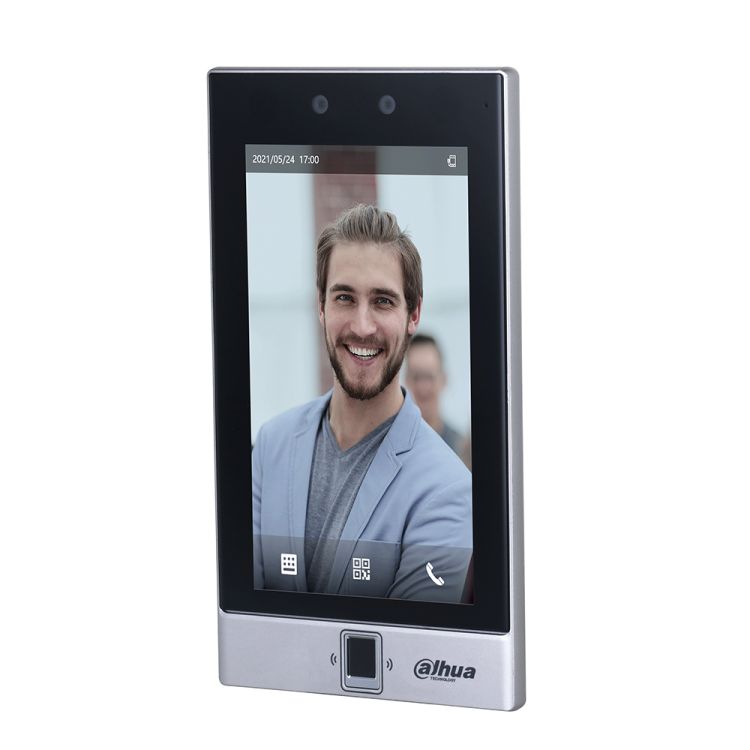 Zutrittsterminal mit Display, Fingerabdruckleser und Kartenleser von Dahua